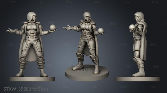 Humble Mage stl model for CNC