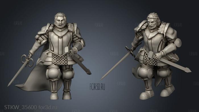 Hundred Years War Gille Rais Mounted 3d stl модель для ЧПУ