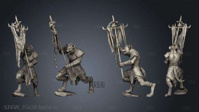 Hunters Banner 3d stl модель для ЧПУ