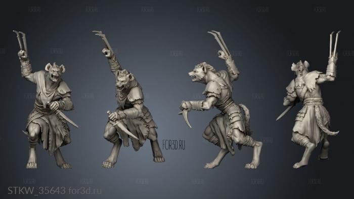 Hunters Dual Weapons 3d stl модель для ЧПУ