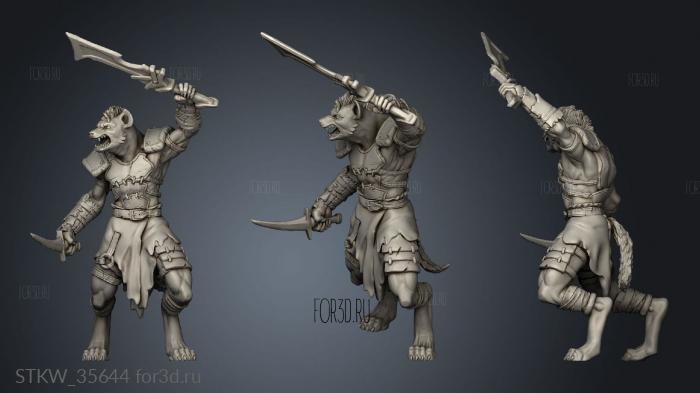 Hunters Dual Weapons 3d stl модель для ЧПУ