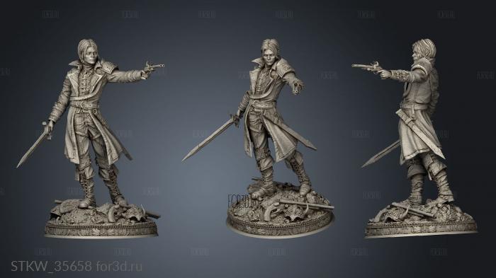 Hunters Killers Cedric stl model for CNC