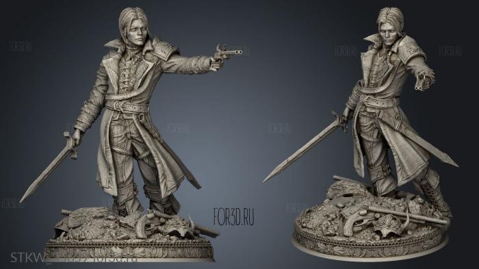 Hunters Killers Cedric stl model for CNC