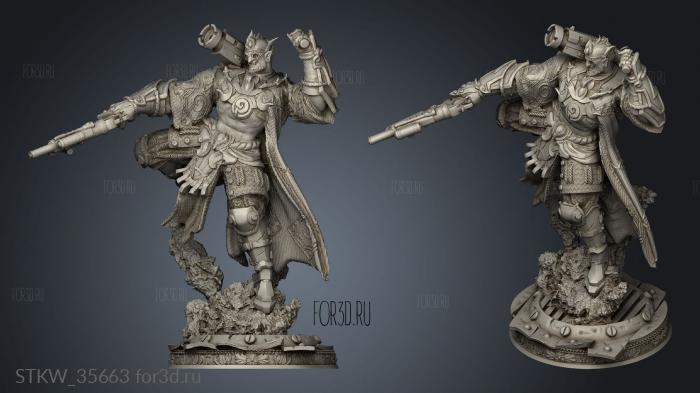 Hunters Killers Tomas Artificer stl model for CNC