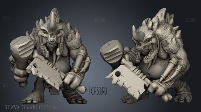 Hunters TROLLS Troll 3d stl модель для ЧПУ