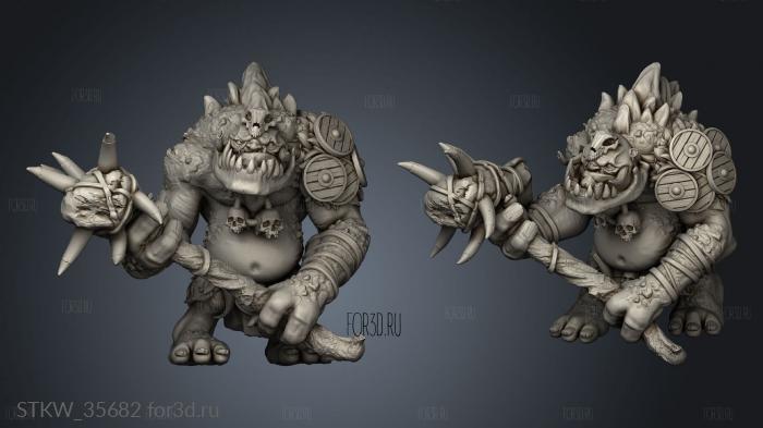 Hunters TROLLS Troll 3d stl модель для ЧПУ