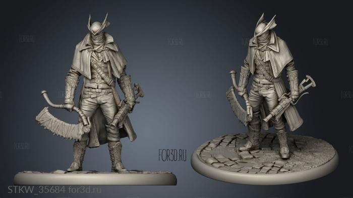 Huntsman Blood Hunter stl model for CNC