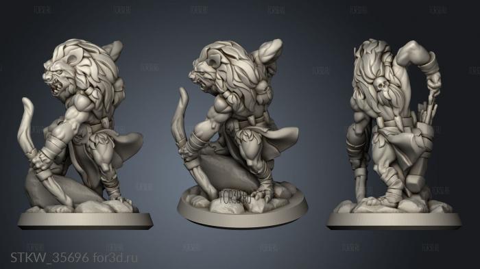 hyena Man 3d stl модель для ЧПУ