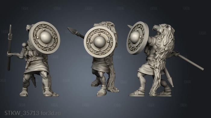 Gladiators Stretch Goals Velites stl model for CNC