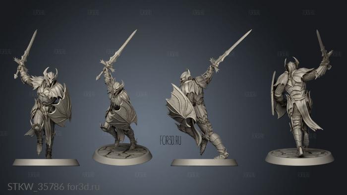 Knight Sword Charge Bloodknight 3d stl модель для ЧПУ