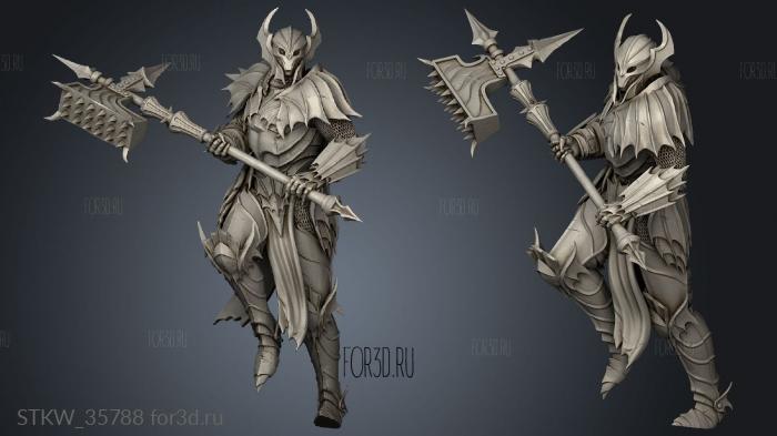 Immortalis Blood Knight Hammer Charge Bef 3d stl модель для ЧПУ