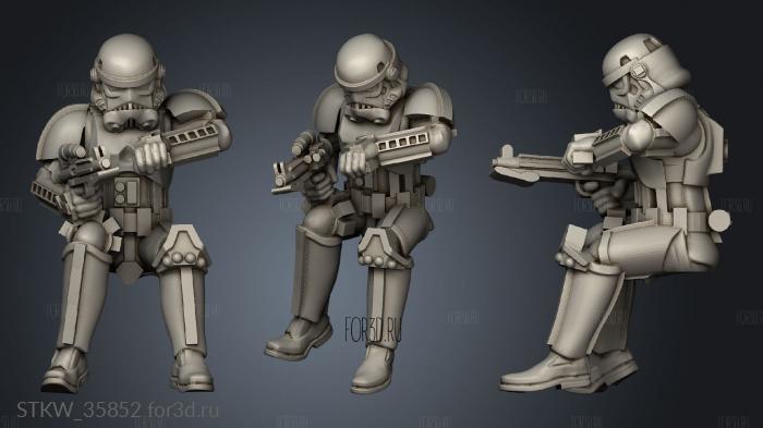 Imperial Assault Tank crew seated 3d stl модель для ЧПУ