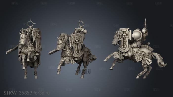 Imperial Cavalry Back Halo 3d stl модель для ЧПУ