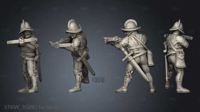 Disparo Ballesteros Crossbowman stl model for CNC