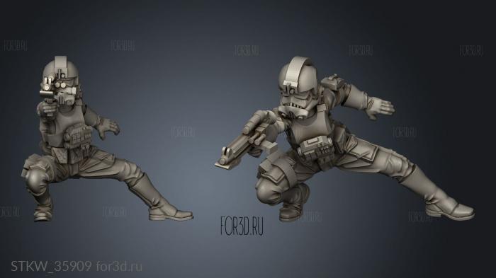 Imperial crouching 3d stl модель для ЧПУ