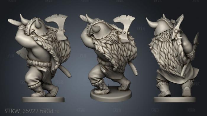 inas Didziokas Heroes barbarian stl model for CNC