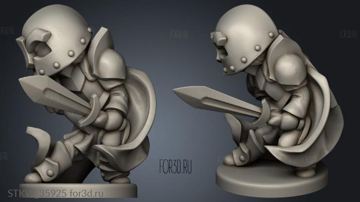 inas Didziokas Heroes paladin 3d stl модель для ЧПУ