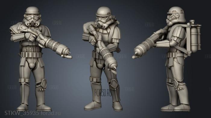 Incinerator Trooper Casual 3d stl модель для ЧПУ