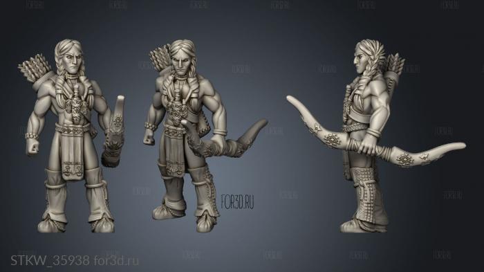 Indians Archer 3d stl модель для ЧПУ