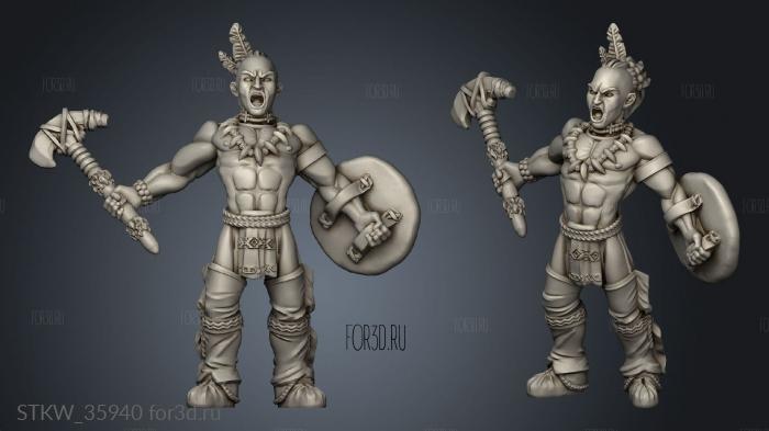 Indians War stl model for CNC