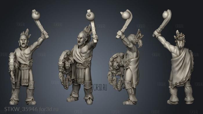 Indians War Club 3d stl модель для ЧПУ