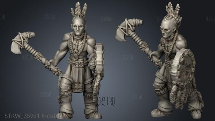 Indians War Ham 3d stl модель для ЧПУ