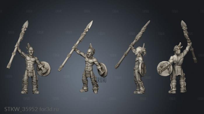 Indians War Spear 3d stl модель для ЧПУ