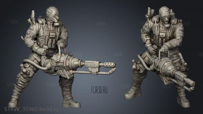 Infected Containment Operative 3d stl модель для ЧПУ