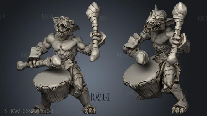 Goblin Command Command stl model for CNC