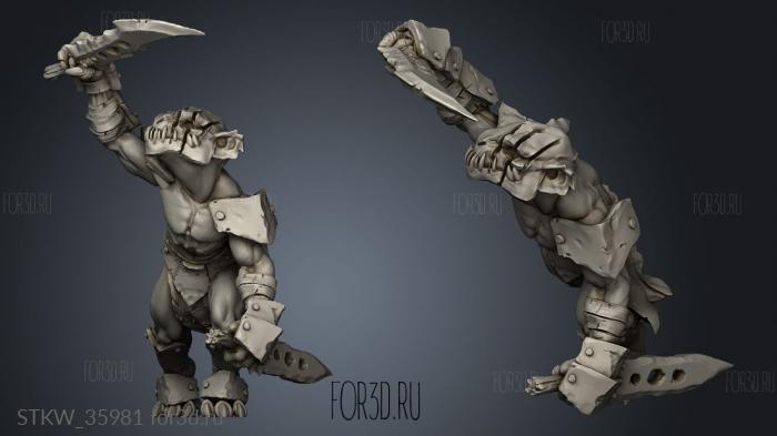 Goblins stl model for CNC