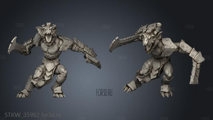 Goblins stl model for CNC