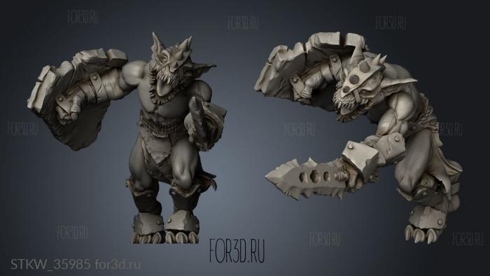 Goblins stl model for CNC