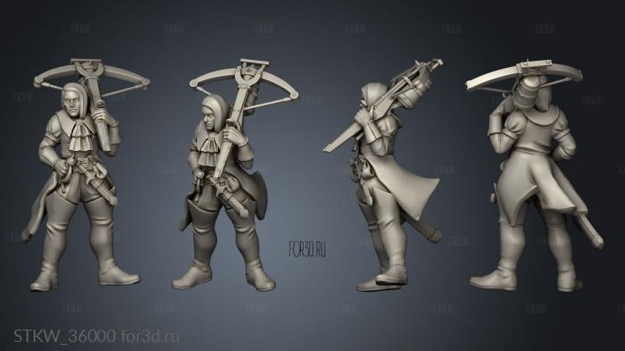 INQUISITORIAL BAND THIN FEMALE WITCH HUNTER HAT 3d stl модель для ЧПУ