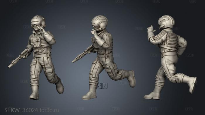 Insurgent Paratroopers stl model for CNC