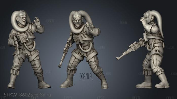 Insurgent Paratroopers stl model for CNC