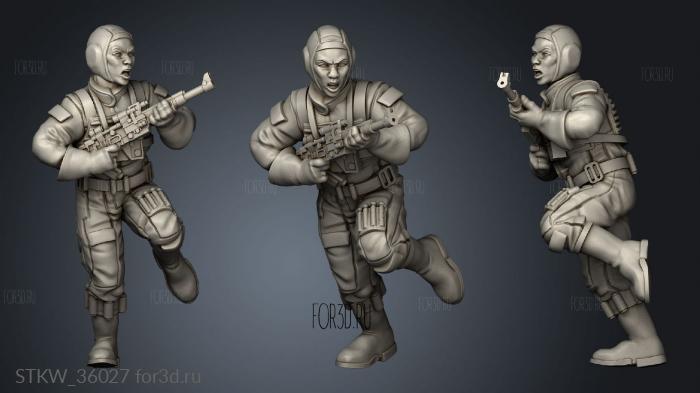 Insurgent Paratroopers 3d stl модель для ЧПУ