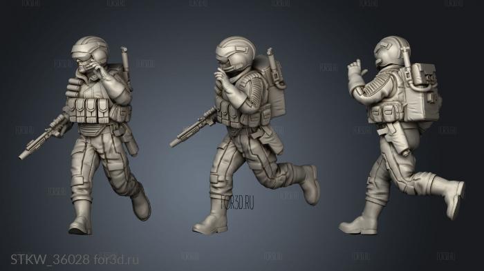 Insurgent Paratroopers 3d stl модель для ЧПУ