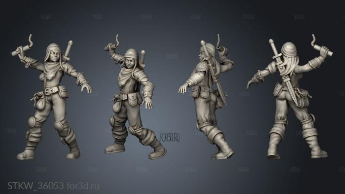 Into The Woods Bandits Bandit stl model for CNC