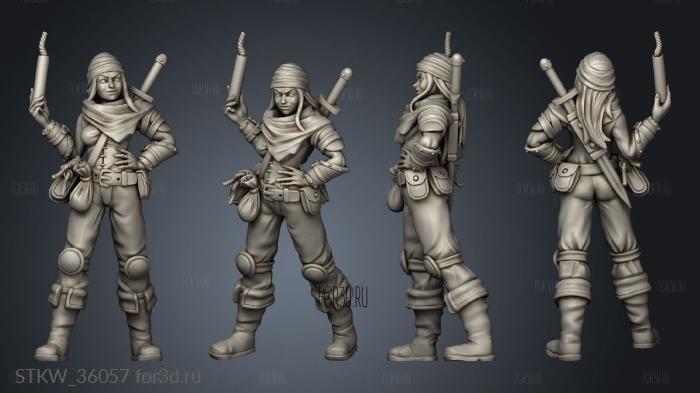 Into The Woods Bandits Bandit stl model for CNC