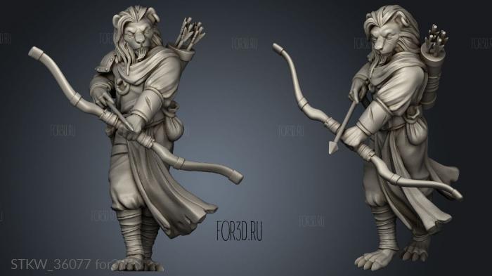 Into The Woods Heroes Leonin 3d stl модель для ЧПУ