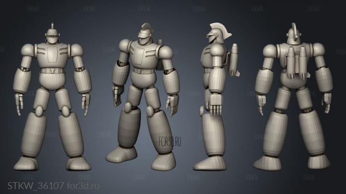 iron man tetsujin stl model for CNC