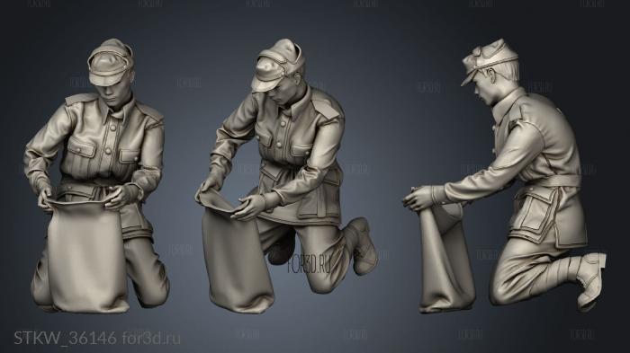 italians kneeling 3d stl модель для ЧПУ