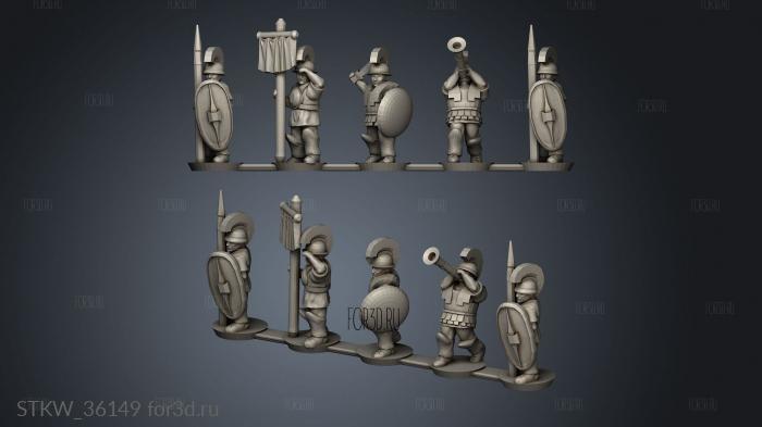 Italic Allies Etruscian Command 3d stl модель для ЧПУ