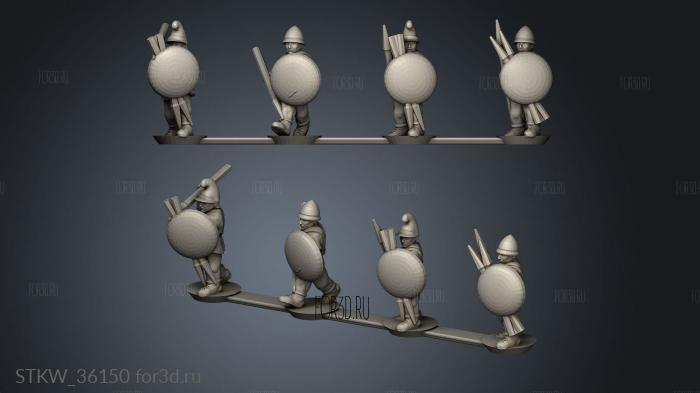 Italic Allies Light stl model for CNC