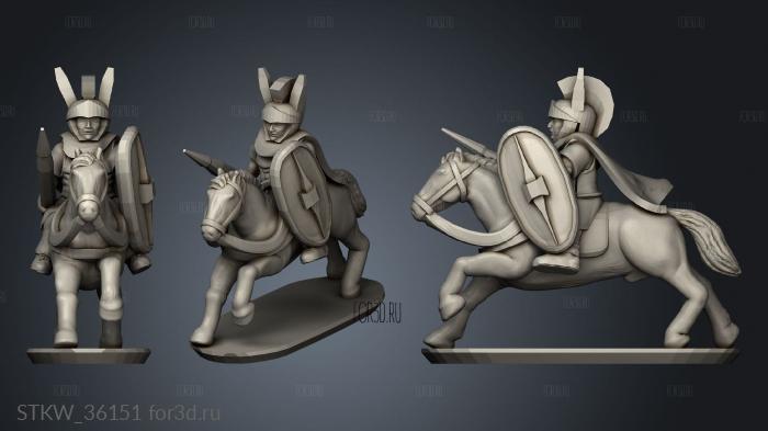 Italic Allies Samnite Cavalry stl model for CNC