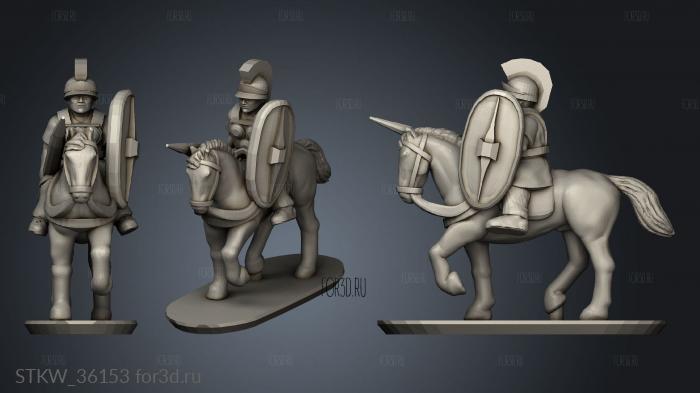 Italic Allies Samnite Cavalry stl model for CNC