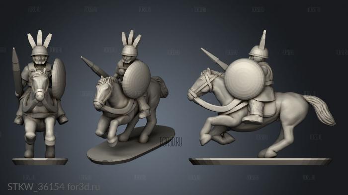 Italic Allies Samnite Cavalry stl model for CNC