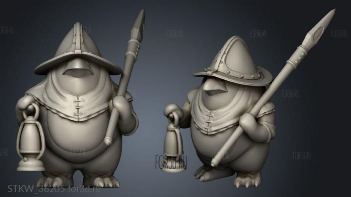 Jamie Korte Penguin Speen Spear Lantern 3d stl модель для ЧПУ