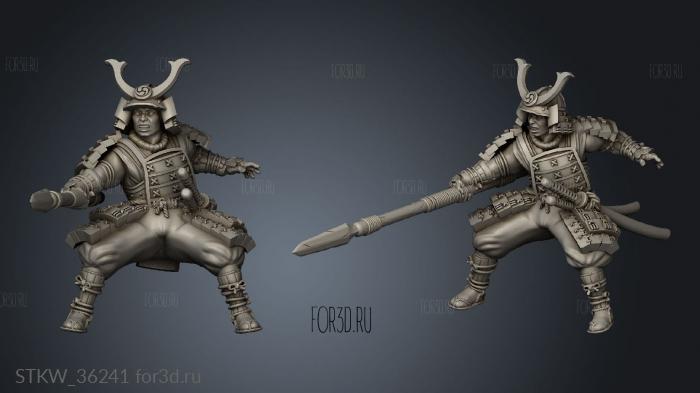 Japanese Cavalry Speen 3d stl модель для ЧПУ