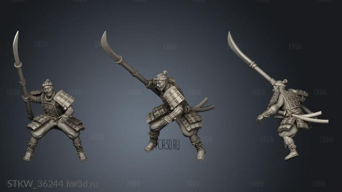 Japanese Cavalry Speen 3d stl модель для ЧПУ